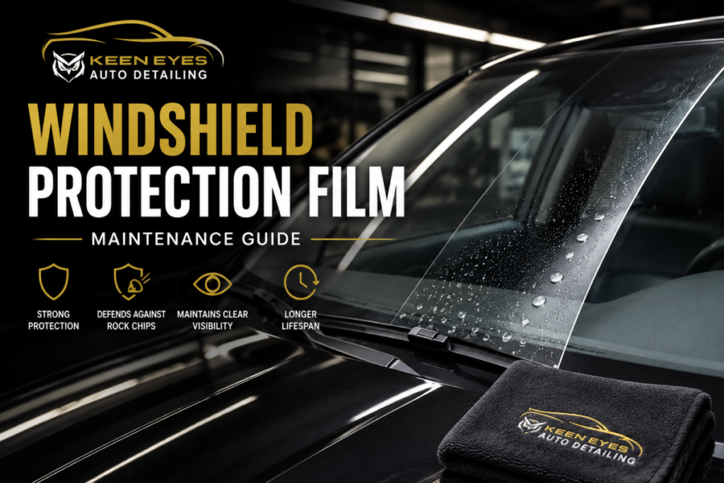 Windshield Protection Film Maintenance: How to Keep Your Windshield Clear, Protected & Long-Lasting