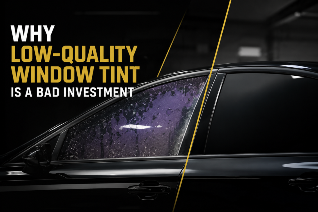 Why Low-Quality Window Tint Is a Bad Investment
