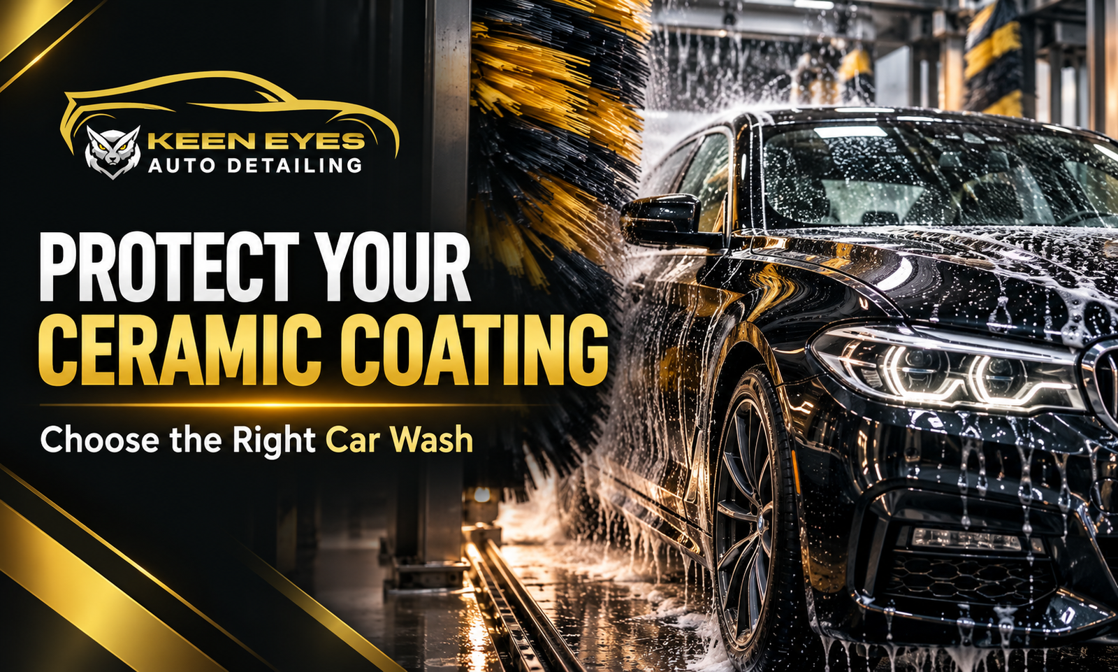 How Automatic Car Washes Can Damage Your Car’s Ceramic Coating