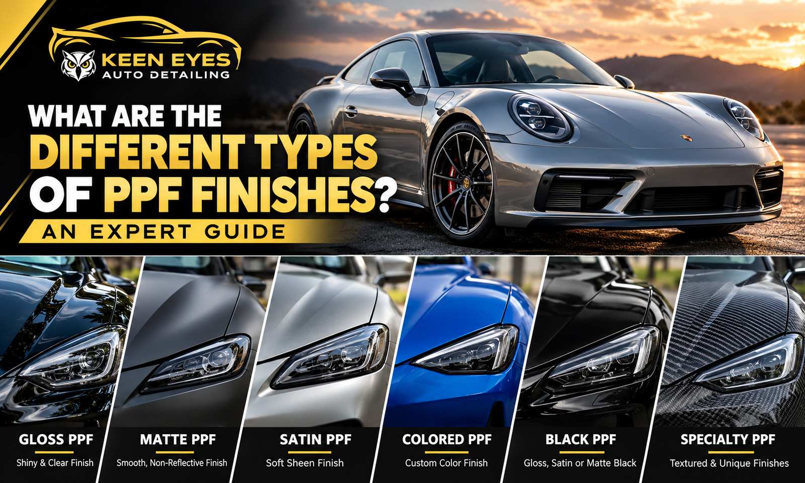 What Are the Different Types of PPF Finishes? An Expert Guide